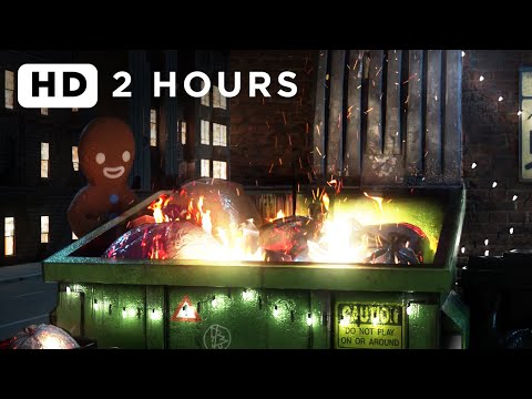 Cozy Crackling Holiday Dumpster Fire (RELAXING)🎄♻️🔥