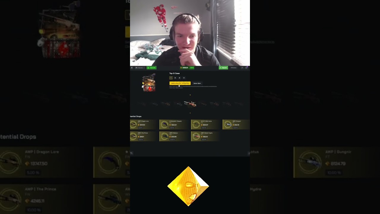 We OPENED the MOST EXPENSIVE CASE... #shorts