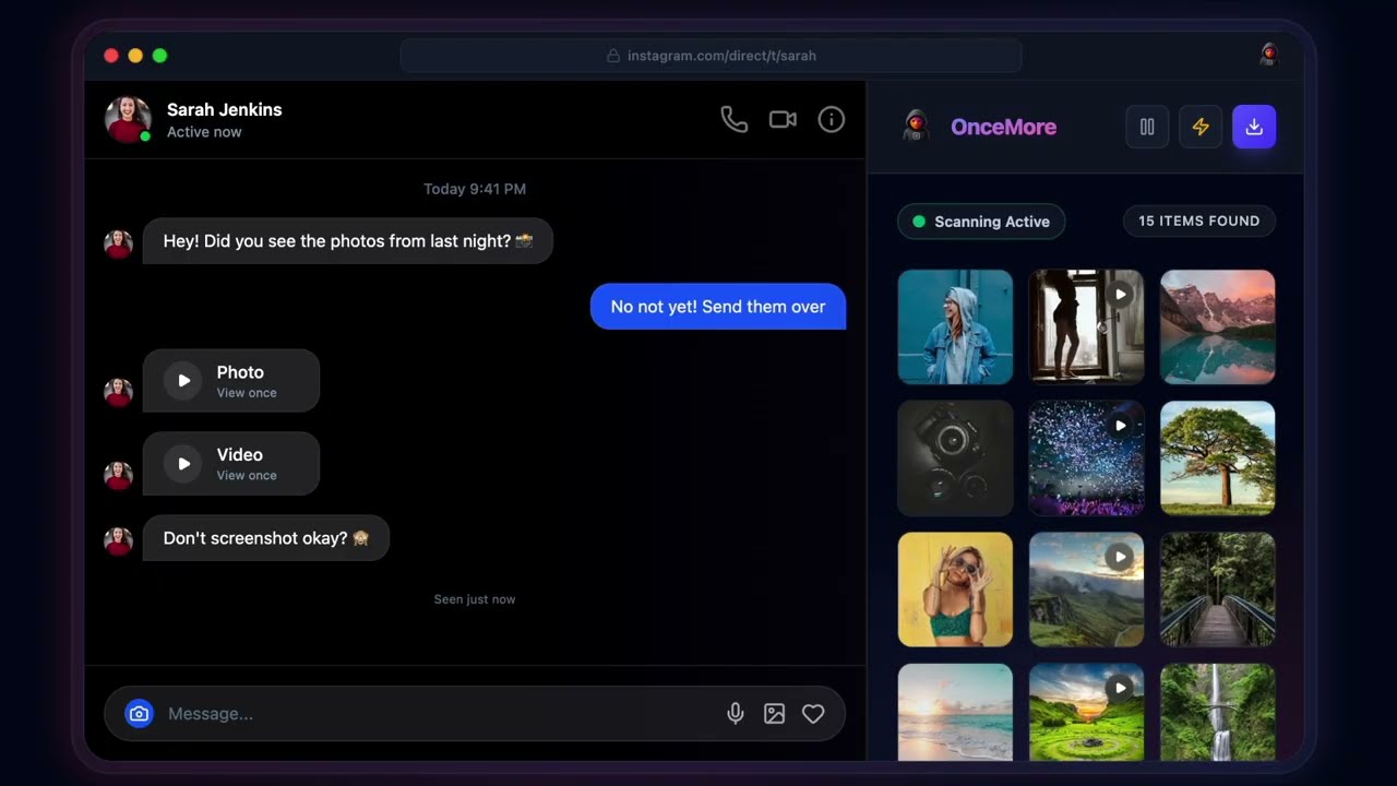 OneTimeView Pro video preview