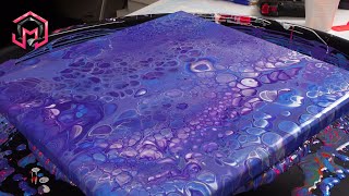 DIFFERENT GALAXY - Acrylic Pouring and Fluid art Therapy at Home