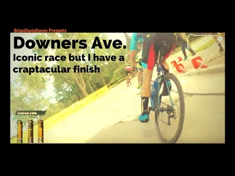 Crit racing at it's finest-but I mess up the last lap!