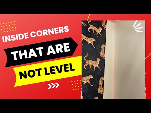 My wallpaper pattern doesn’t match on a inside corner!