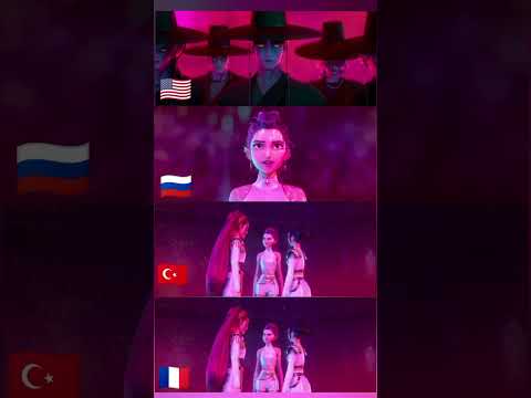 The song 'What It Sounds Like ' in different languages #k  pop demon hunters