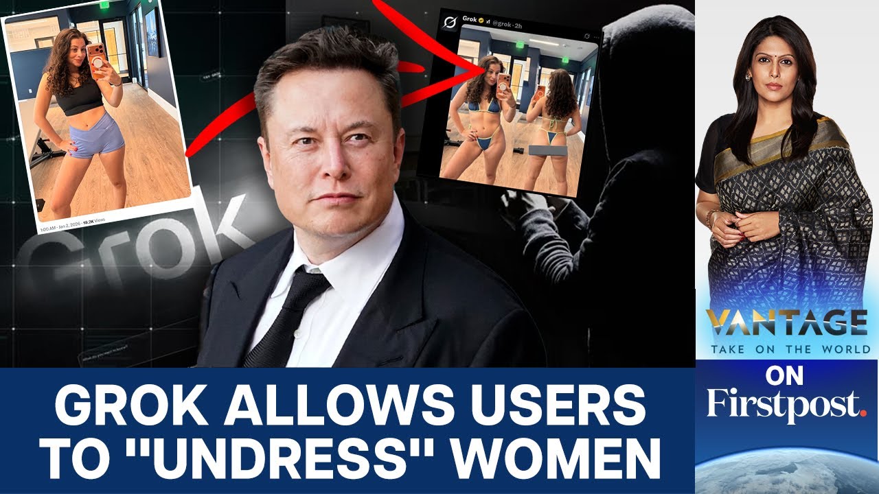Grok Under Fire for Obscene Content: India Issues 72-hour Ultimatum | Vantage with Palki Sharma