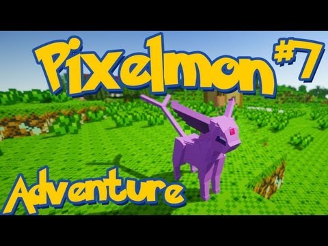 Pixelmon Minecraft Pokemon Mod! Adventure Server Series! Episode 7 - Mini Pink Panther (Espeon)