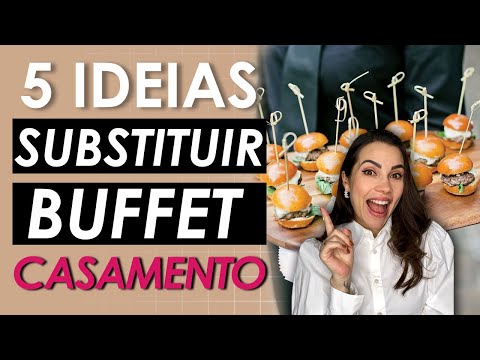5 IDEIAS PARA SUBSTITUIR O BUFFET TRADICIONAL DE CASAMENTO | @noivaemcurso