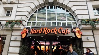 Inside the Hard Rock Cafe, Piccadilly Circus, London!