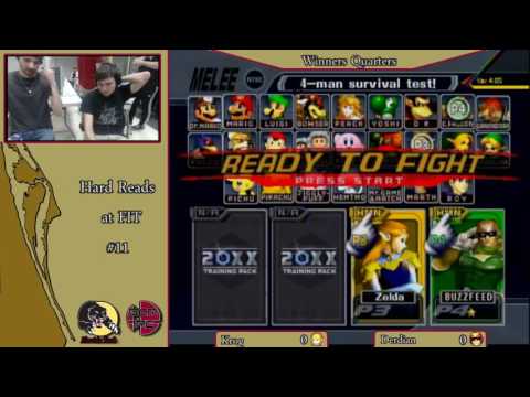 Hard Reads 11 Melee - Krog (Sheik) vs Derdian (Falcon) - Winners Quarters