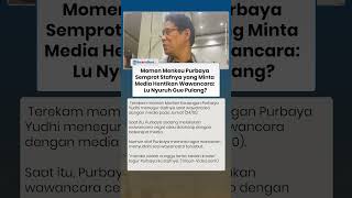 Momen Purbaya Semprot Stafnya yang Minta Media Hentikan Wawancara Lu Nyuruh Gue Pulang