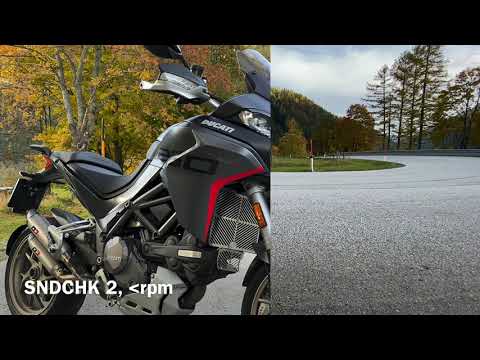 Ducati Multistrada 1260 QD Exhaust Magnum titan, Soundcheck Komplettanlage