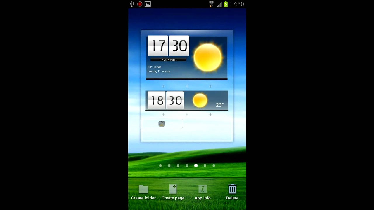 Premium Widgets weather app for Android