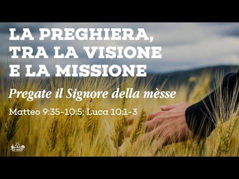La preghiera, tra la visione e la missione (Matteo 9:35 - 10:5 ; Luca 10: 1-3)