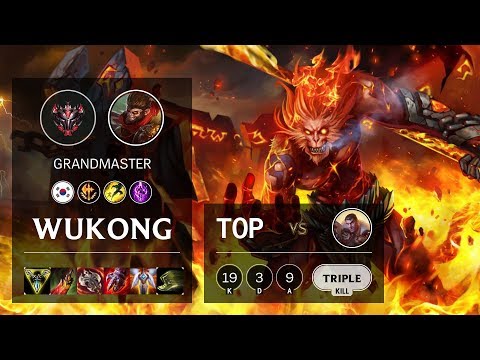 Wukong Top vs Jayce - KR Grandmaster Patch 10.10