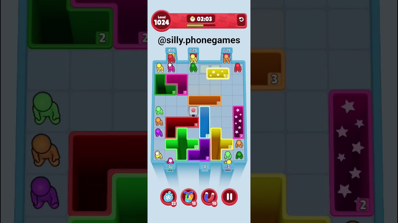 Drop Away Level 1024 Walkthrough Solution