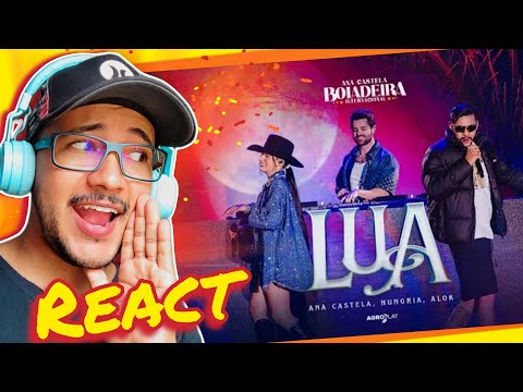 REAGINDO a Ana Castela ft. @alok, @OficialHungria - Lua (DVD Boiadeira Internacional)