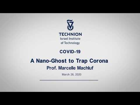 Technion Prof. Marcelle Machluf Nano-Ghosts to Trap Coronavirus logo