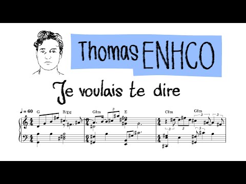 Thomas Enhco plays a beautiful ballad: Je voulais te dire (Feathers, 2015)