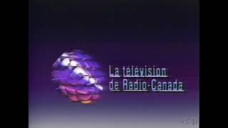 CBAFT Ident La télévision de Radio-Canada (Moncton, New Brunswick) 1986