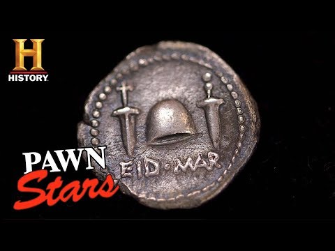"Ides of March" Denarius Coin (Season 15) | Pawn Stars