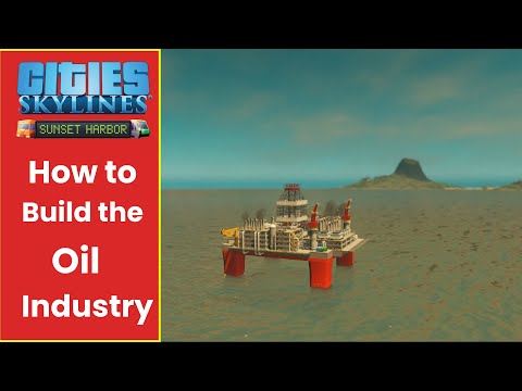 How to Build the Oil Industry - Cities: Skylines Portsmith Abby Ep 15