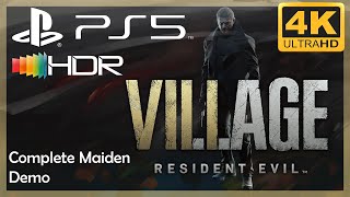 [4K/HDR] Resident Evil Village / Playstation 5 Gameplay (Complete Maiden Demo)