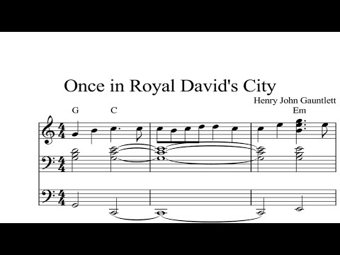 Once in Royal David's City: CHRISTMAS SHEET MUSIC Piano Organ & Keyboard Book 2