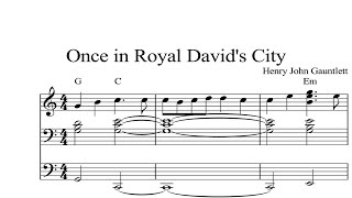 Once in Royal David's City: CHRISTMAS SHEET MUSIC Piano Organ & Keyboard Book 2