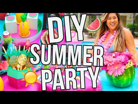 , title : 'DIY SUMMER PARTY! Decor, Snacks, Treats & More!'