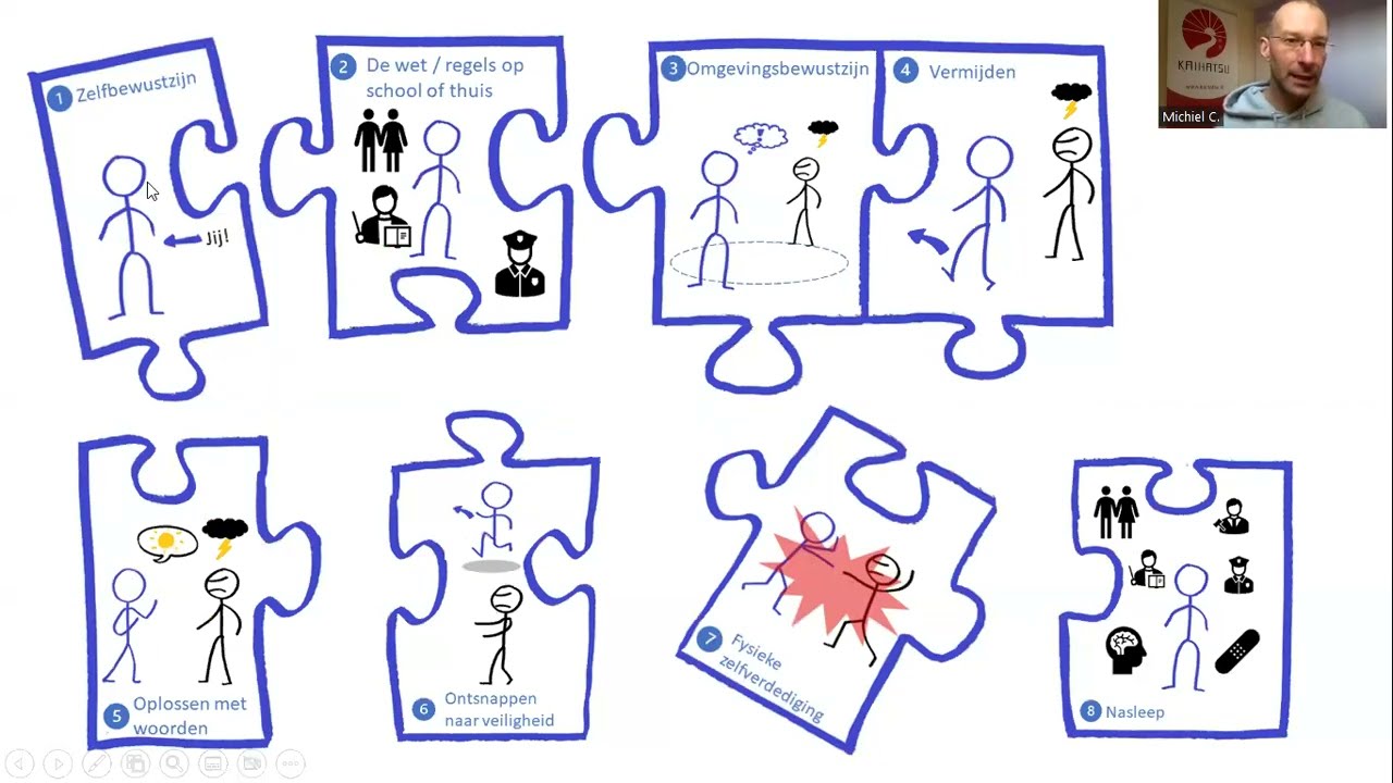 Alle 8 puzzelstukjes