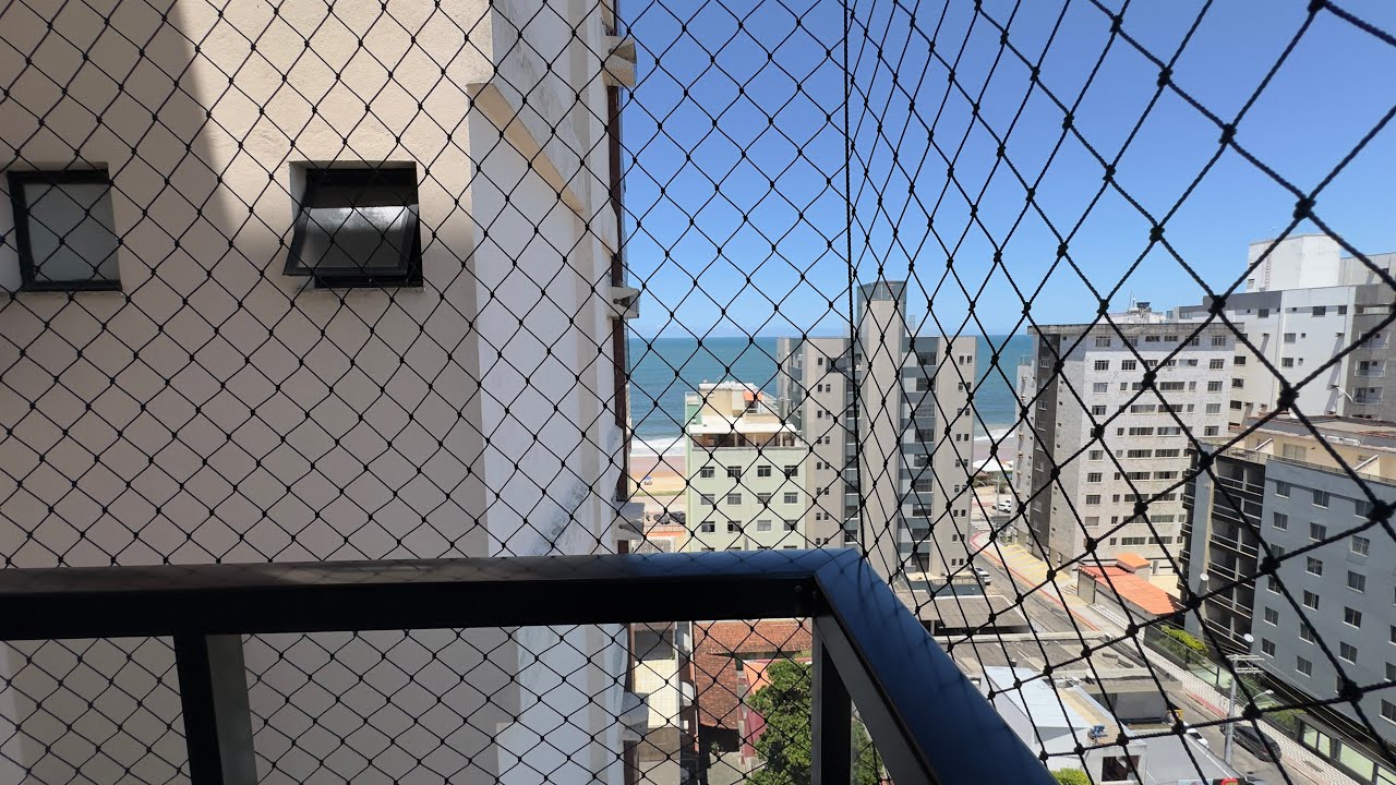 Apartamento na Praia do Morro com vista para o mar 2 quartos, suíte, vaga e elevador