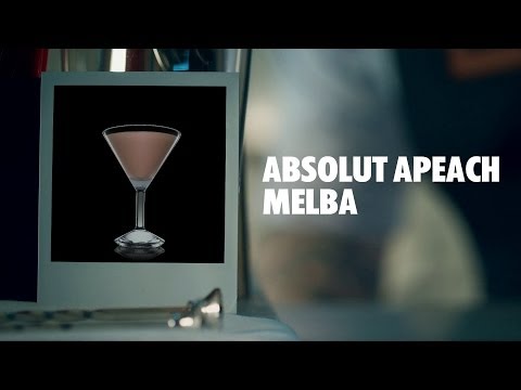 ABSOLUT APEACH MELBA DRINK RECIPE - HOW TO MIX