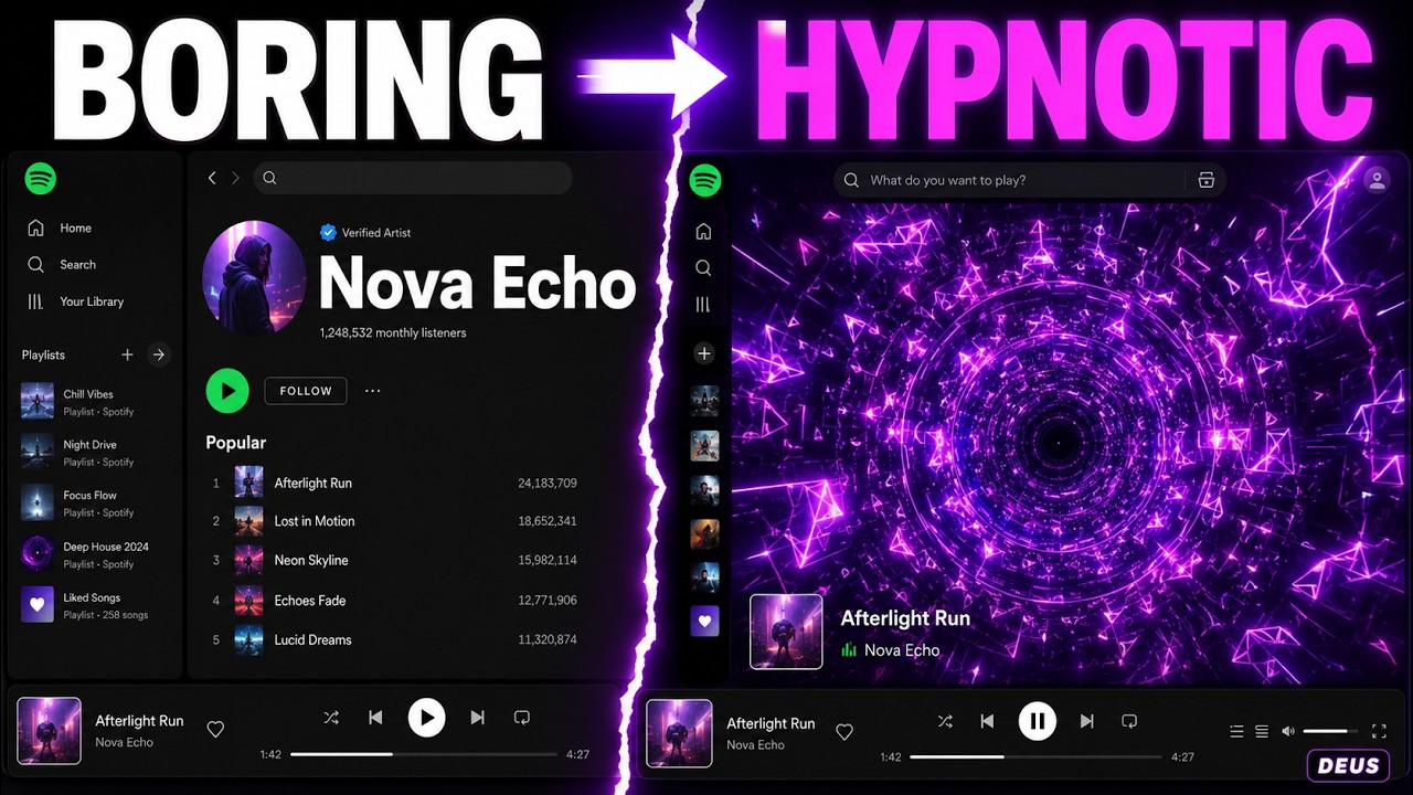 Deus Plugin Spotify demo video preview