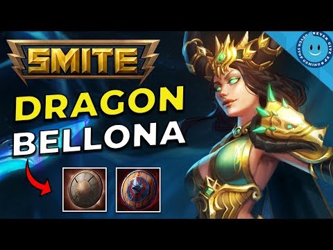 SMITE: Berserker's Shield Bellona Build! Best New Item? (Tier 5 Divine Dragon Bellona Gameplay)