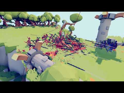 [TABS Short Clips] Shieldwall v Snake Archers! - Totally Accurate Battle Simulator