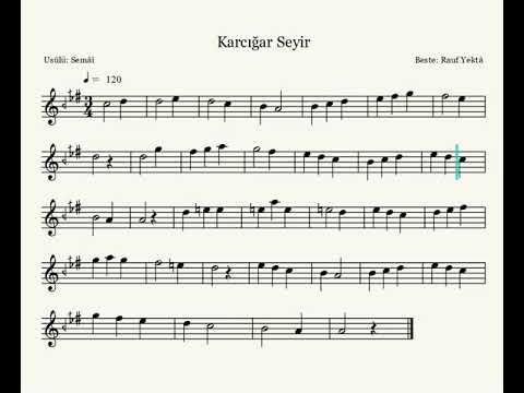 20.  Karcığar Seyir - Rauf Yektâ