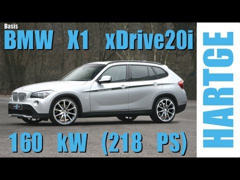 BMW X1 xDrive20i E84 Test Drive with HARTGE Engine Upgrade 80 - 200 km/h
