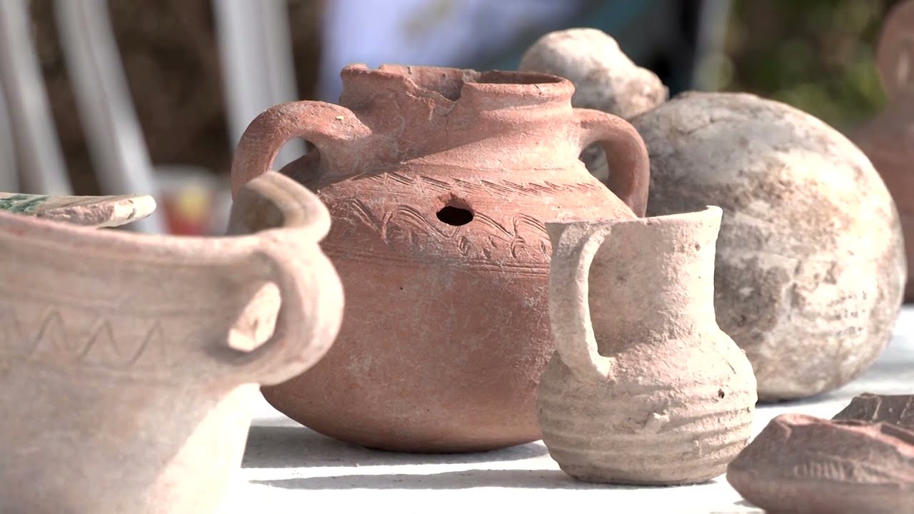 Ancient factory exposes secrets of winemaking - YouTube