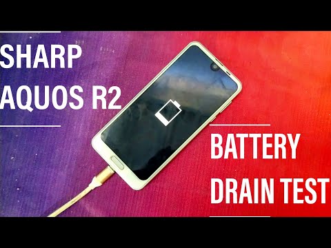 Sharp Aqous R2 Full Battery Drain Test 100% to 0 (PUBG 60 FPS)