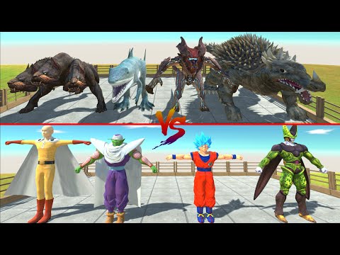 - TEAM DRAGON BALL VS TEAM MONSTER - Animal Revolt Battle Simulator