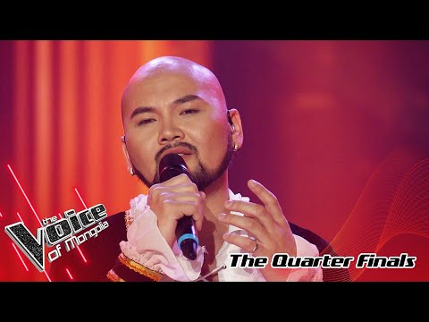 Amgalan.E - "Taichigch huvguud ba saaral gudamj" | The Quarter Final | The Voice of Mongolia 2022