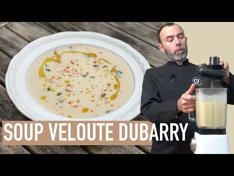 Traditional French CAULIFLOWER SOUP I Authentic creamy Velouté Dubarry