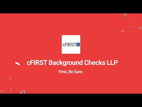 cFIRST Background Checks video/presentation/materials