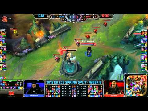 GIANTS vs ROCCAT | S5 EU LCS Spring 2015 Week 8 Day 2 | GIA vs ROC W8D2G4 VOD 60FPS