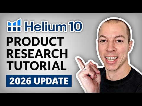 How To Do Amazon FBA Product Research Using Helium 10 | FULL TUTORIAL 2026!