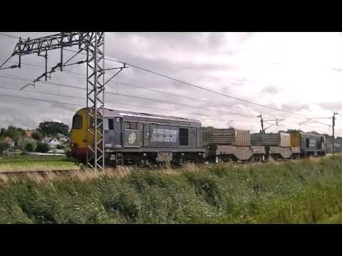 DRS 20312 tnt 20302. 6C51+6C52. Heysham Nukes. 29/08/13