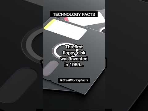 The first floppy disk was invented in 1969...