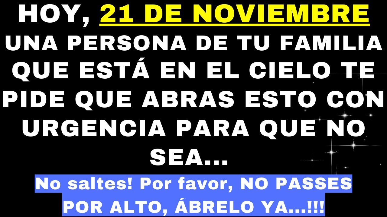 EL DIABLO SONREIRÁ SI IGNORAS ESTO   EVITA QUE EL LUTO LLEGUE A  MENSAJE DE DIOS👼DIOS DICE👼MENSAJE