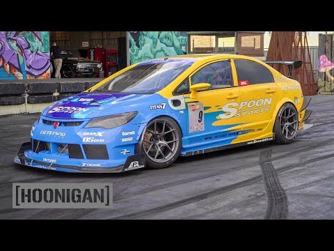 [HOONIGAN] DT 179: Turbo Honda Spoon Fight - Civic Type R #SPACERACE