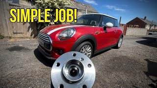 REPLACING THE FRONT WHEEL BEARINGS ON A F56 MINI COOPER D (2014-2024)