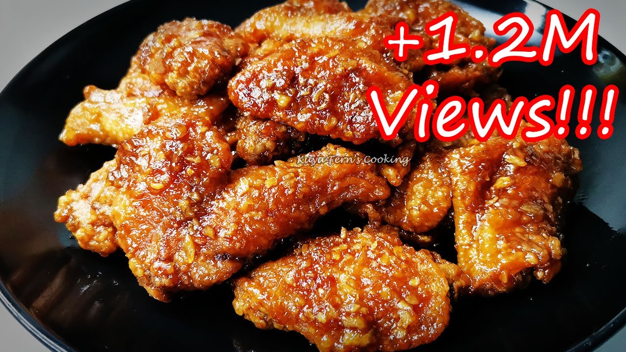 THE SECRET TO MAKE KFC STYLE HONEY GARLIC BUTTER CHICKEN WINGS MADE EASY | A MUST TRY RECIPE!!!